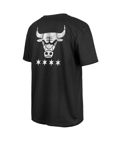 Shop New Era Men's  Black Chicago Bulls 2023/24 City Edition Elite Pack T-shirt