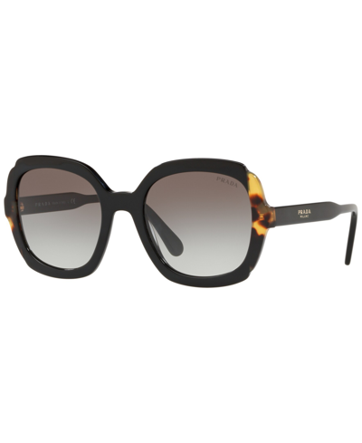 Shop Prada Women's Sunglasses, Pr 16us In Black,medium Havana,grey Gradient