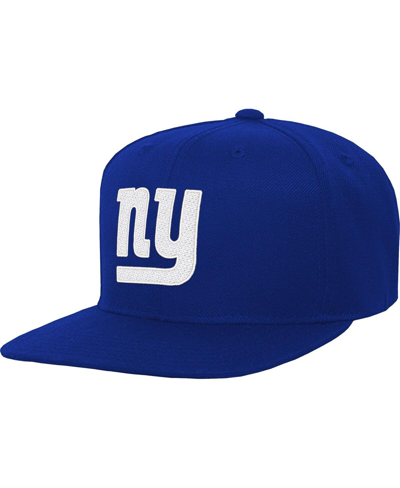 Mitchell & Ness Big Boys And Girls  Royal New York Giants Gridiron Classics Ground Snapback Hat In Royal