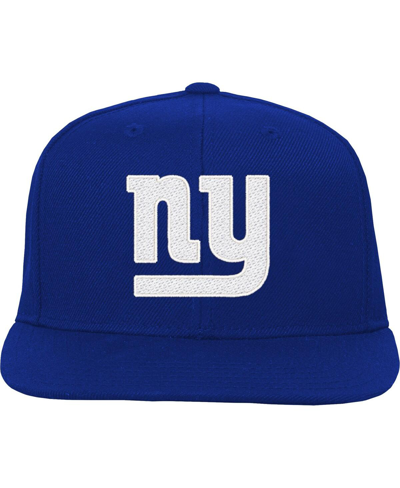 Mitchell & Ness Big Boys And Girls  Royal New York Giants Gridiron Classics Ground Snapback Hat In Royal
