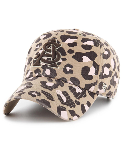 Shop 47 Brand Women's ' Khaki Arizona State Sun Devils Bagheera Clean Up Adjustable Hat