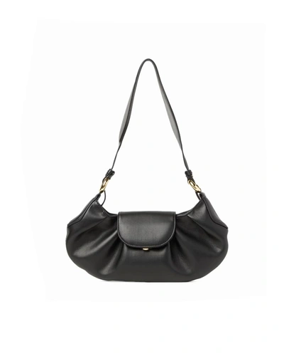 Shop Themoirè Shoulder Bag In Black
