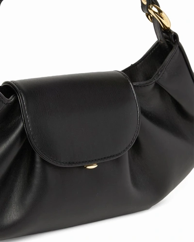 Shop Themoirè Shoulder Bag In Black
