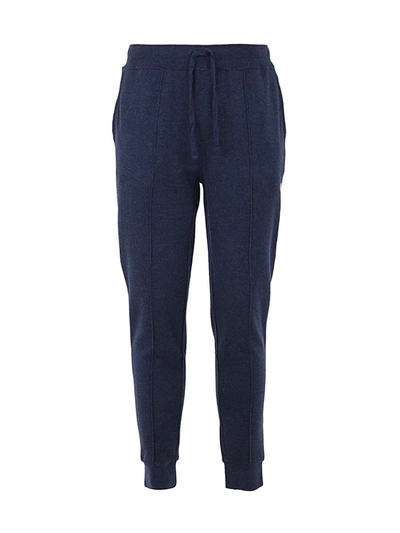 Shop Polo Ralph Lauren Dbl Knit Jersey Athletic Jogger Pants Clothing In Blue