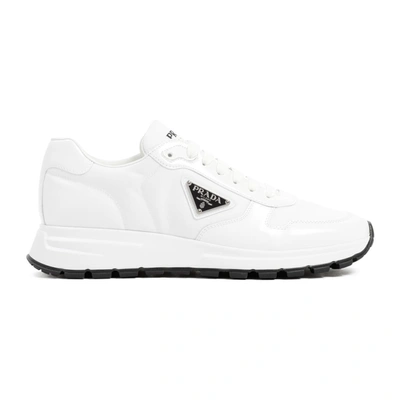 Shop Prada Prax Sneakers Shoes In White