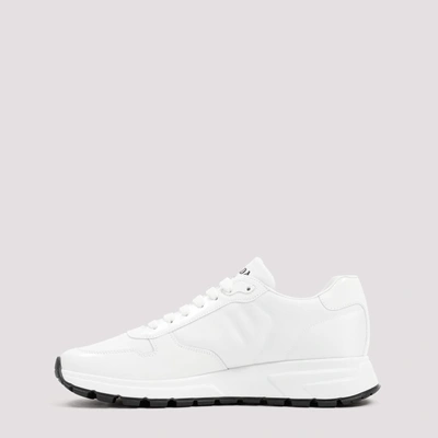 Shop Prada Prax Sneakers Shoes In White