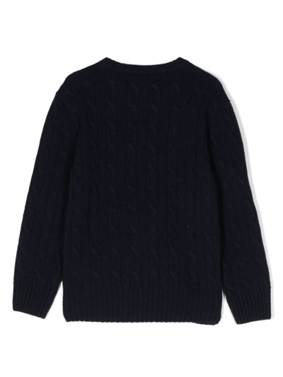 Shop Polo Ralph Lauren Ls Cn Po Sweater Pullover In Red