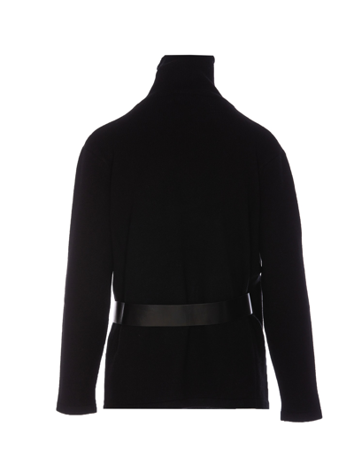 Shop Tom Ford Sweater With Belt In Black