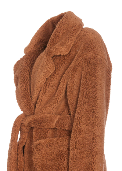 Shop Ugg Alesandra Faux Fur Coat In Brown