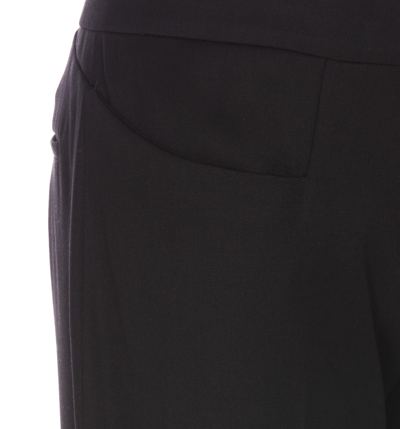 Shop Tom Ford Barathea Flared Pants In Black