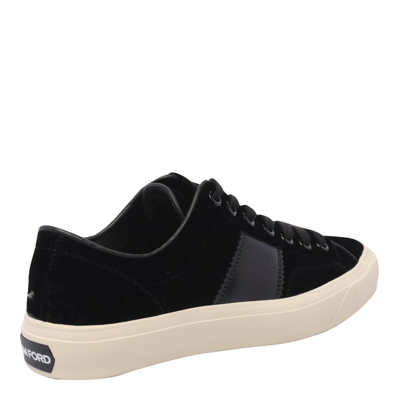 Shop Tom Ford Cambridge Sneakers In Black