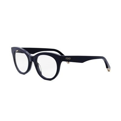 Shop Fendi Fe50074i 090 Glasses In Blu