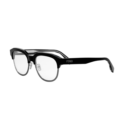 Shop Fendi Fe50068u 001 Glasses In Nero