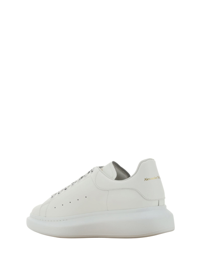 Shop Alexander Mcqueen White Oversized Sneakers In Bianco