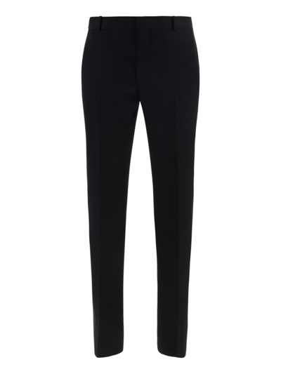 Alexander Mcqueen Alexander Mc Queen Organic Cotton Trousers In Black