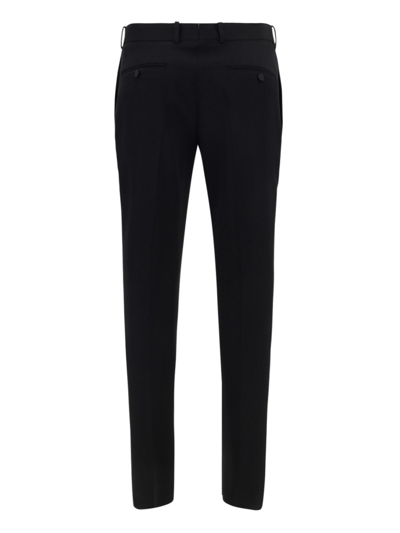Alexander Mcqueen Alexander Mc Queen Organic Cotton Trousers In Black