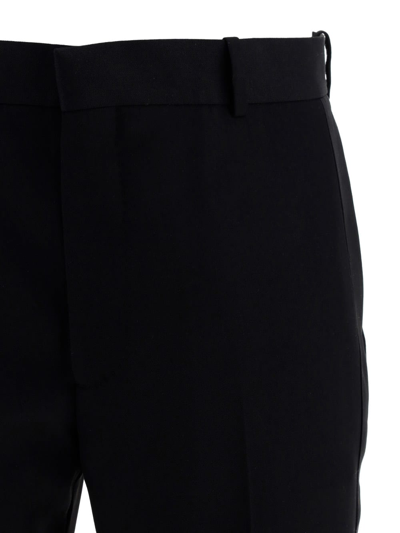 Alexander Mcqueen Alexander Mc Queen Organic Cotton Trousers In Black