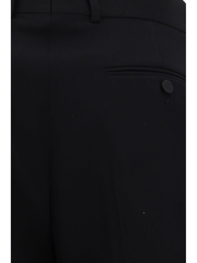 Alexander Mcqueen Alexander Mc Queen Organic Cotton Trousers In Black