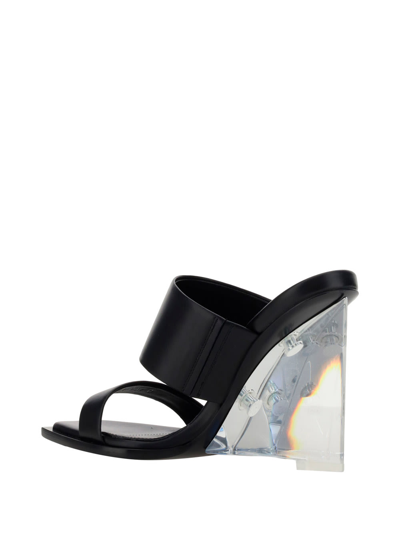 Alexander Mcqueen Sandals In Black