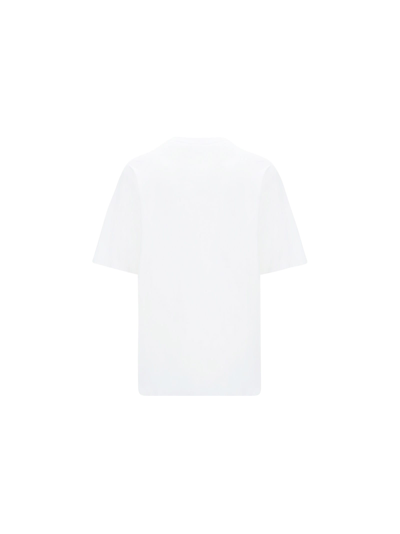 Shop Balmain Oversize Cotton T-shirt In Bianco