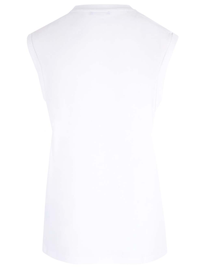 Balmain T-shirt In Gpy Blanc Rouge Vif Marine