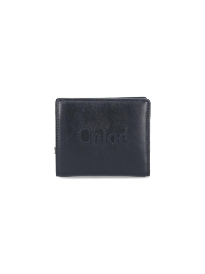 Shop Chloé Sense Wallet In Black