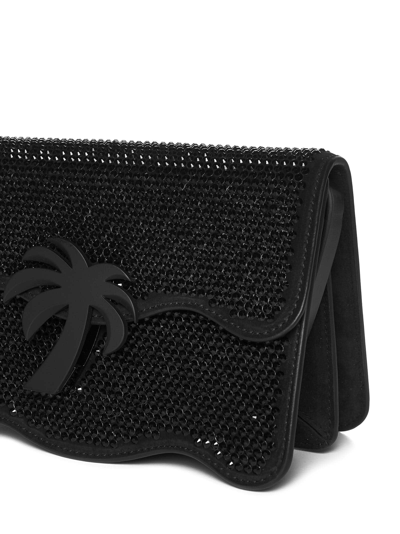 Palm Angels Palm Beach Crossbody Bag In Black