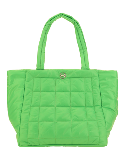 Michael Michael Kors Lilah Large Quilted Tote Bag In Palm