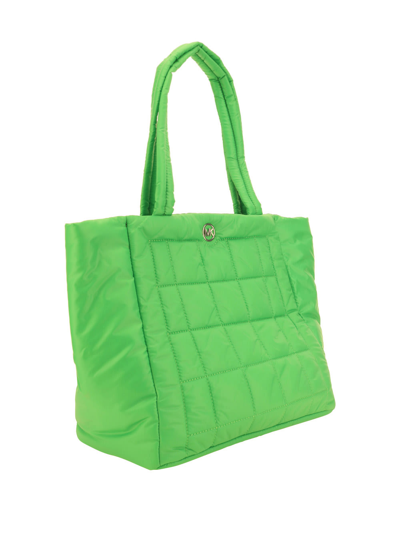 Michael Michael Kors Lilah Large Quilted Tote Bag In Palm
