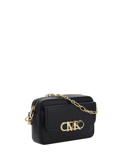 Michael Michael Kors Parker Bag In Black Leather In Black