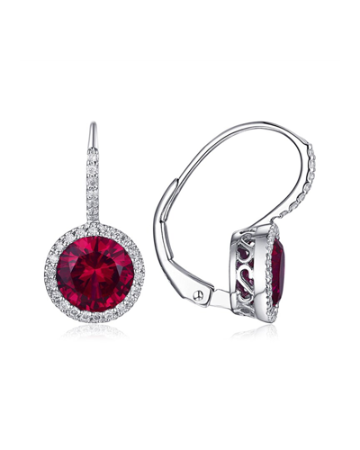 Diana M. Fine Jewelry 14k 3.48 Ct. Tw. Diamond & Ruby Corundum Earrings