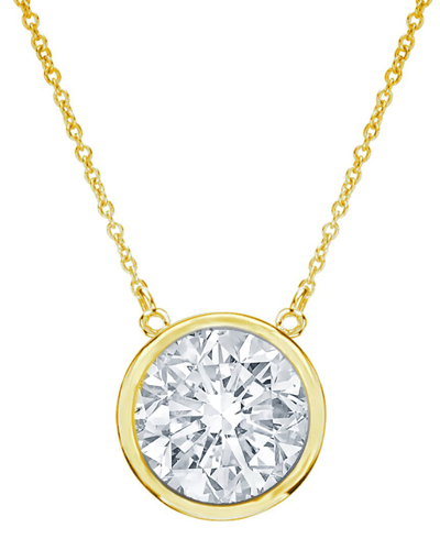 Diana M. Fine Jewelry 14k 1.00 Ct. Tw. Diamond Solitaire Pendant Necklace