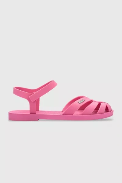 Shop Melissa Sun Paradise Jelly Fisherman Sandal In Pink, Women's At Urban Outfitters
