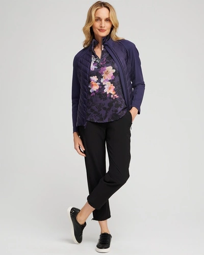 Chico's Bungee Cropped Pants In Black Size 20/22 |  Zenergy Activewear In Black