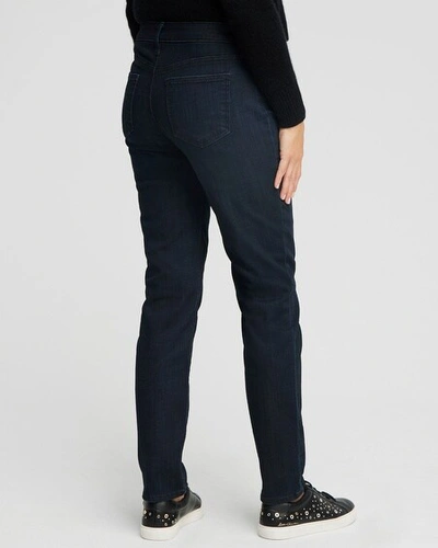 Chico's Girlfriend Ankle Jeans In Dark Wash Denim Size 20 |  In Dark Wash Denim