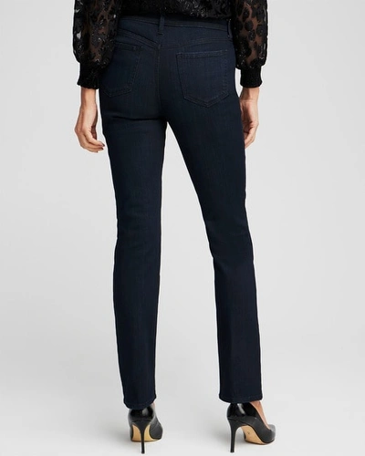Shop Chico's Petite Girlfriend Jeans In Dark Wash Denim Size 12p/14p |