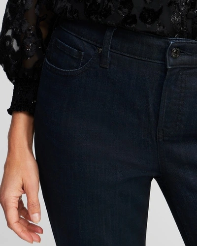 Shop Chico's Petite Girlfriend Jeans In Dark Wash Denim Size 12p/14p |