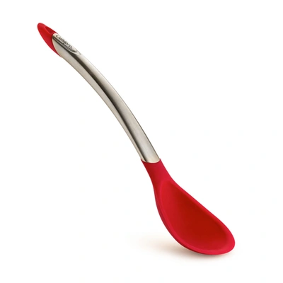 Shop Cuisipro Silicone & Stainless Steel Spoon, Red