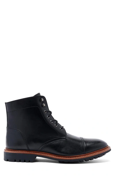 Shop Anthony Veer Ranveer Cap Toe Boot In Black