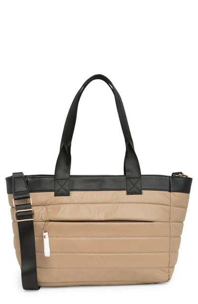 Steve Madden Palmer East/west Tote Bag In Taupe | ModeSens