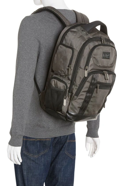 Shop Original Penguin Odell Laptop Backpack In Grey