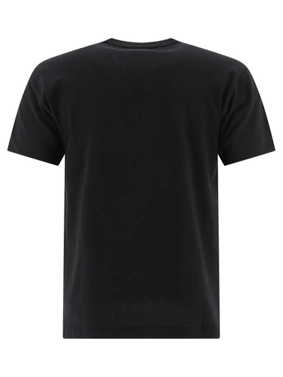 Shop Comme Des Garçons Play "big Heart" T-shirt In Black