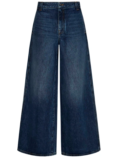 Shop Khaite Ny The Jacob Jeans In Blu