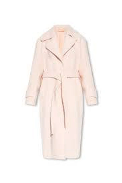 Shop Acne Studios Single-breasted Coat In Pink
