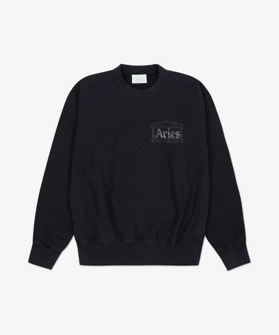 Shop Aries "temple" Sweatshirt In Black