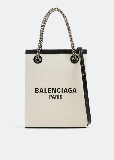 Shop Balenciaga "duty Free" Shoulder Bag In White