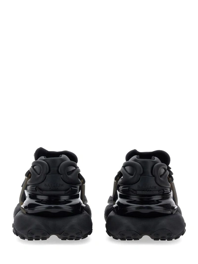 Shop Balmain Unicorn Sneaker In Black