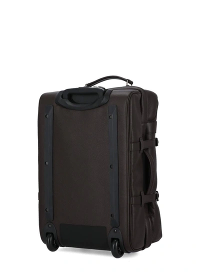 Shop Orciani Suitcases Brown
