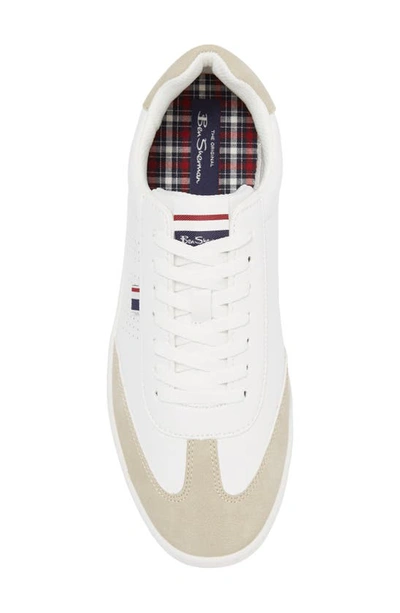 Shop Ben Sherman Glasgow Sneaker In White