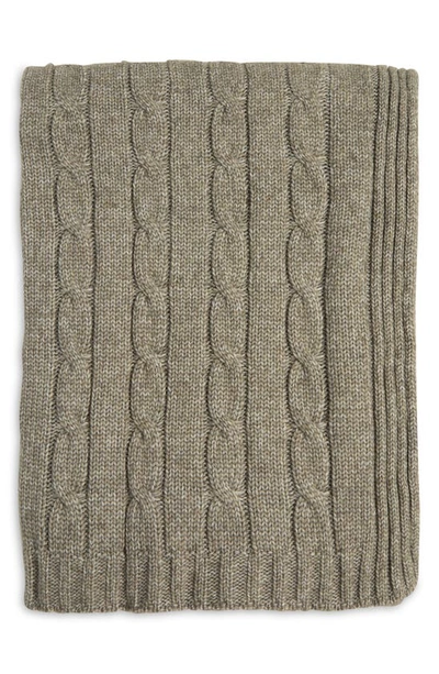 Shop Northpoint Luxury Sweater Knit Throw In Heather